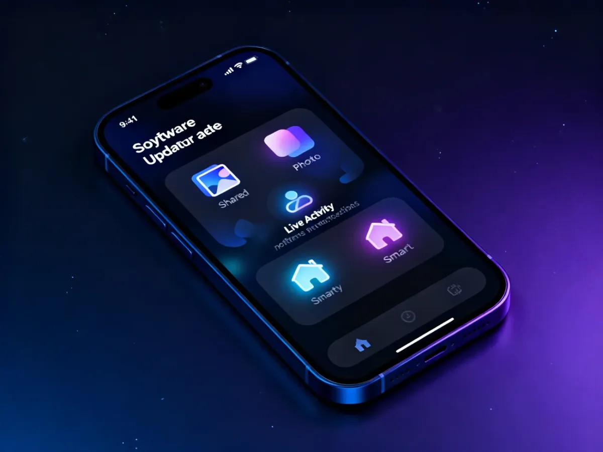 iPhone symbolizujący najważniejsze funkcje i aktualizacje systemu iOS 16.1