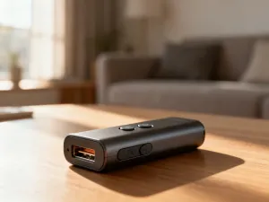 Nowoczesny smartfon z kolorowym, abstrakcyjnym interfejsem na ekranie, symbolizujący aktualizację systemu iOS 18.