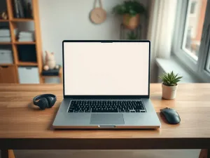 iPhone leżący na biurku z ikoną tarczy na ekranie, symbolizującą bezpieczne połączenie VPN.