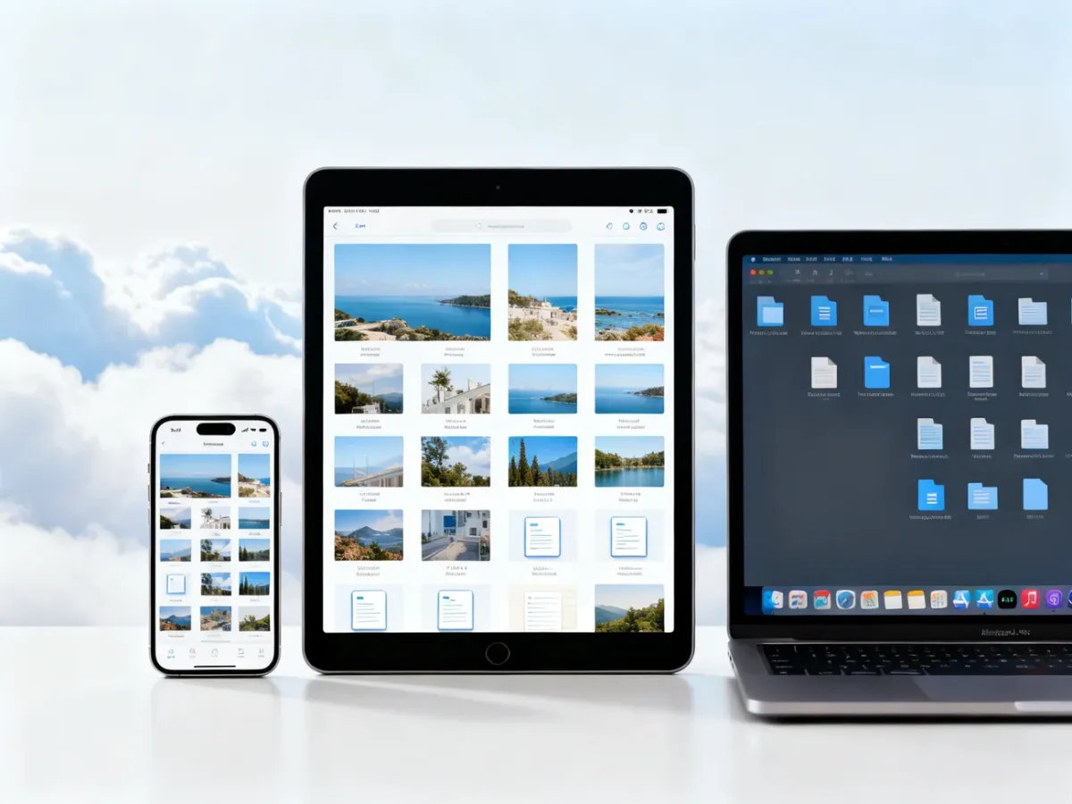 Urządzenia Apple synchronizujące zdjęcia i pliki przez iCloud