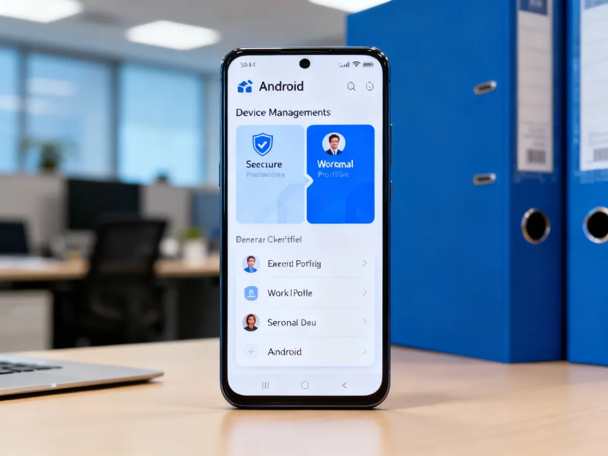 Smartfon z oddzielonym profilem służbowym i osobistym